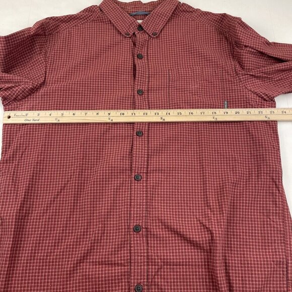 Lot of 2 Columbia Button Up Shirts Men’s L Long Sleeve Cotton Outdoor Casual Red - Picture 2 of 10